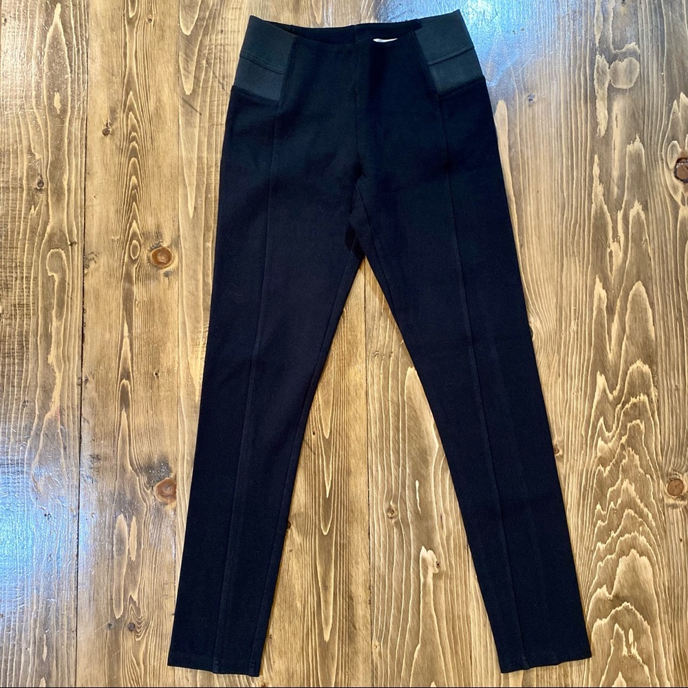 RD Style black stretch pants